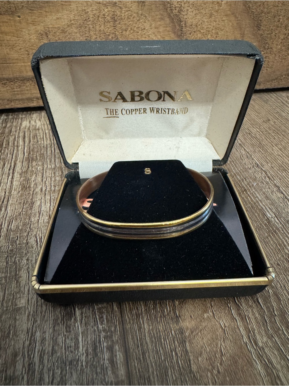 Vintage Sabona Copper Bracelet Cuff Size Small New